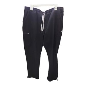 figs technical collection XL straight leg cargo pants black